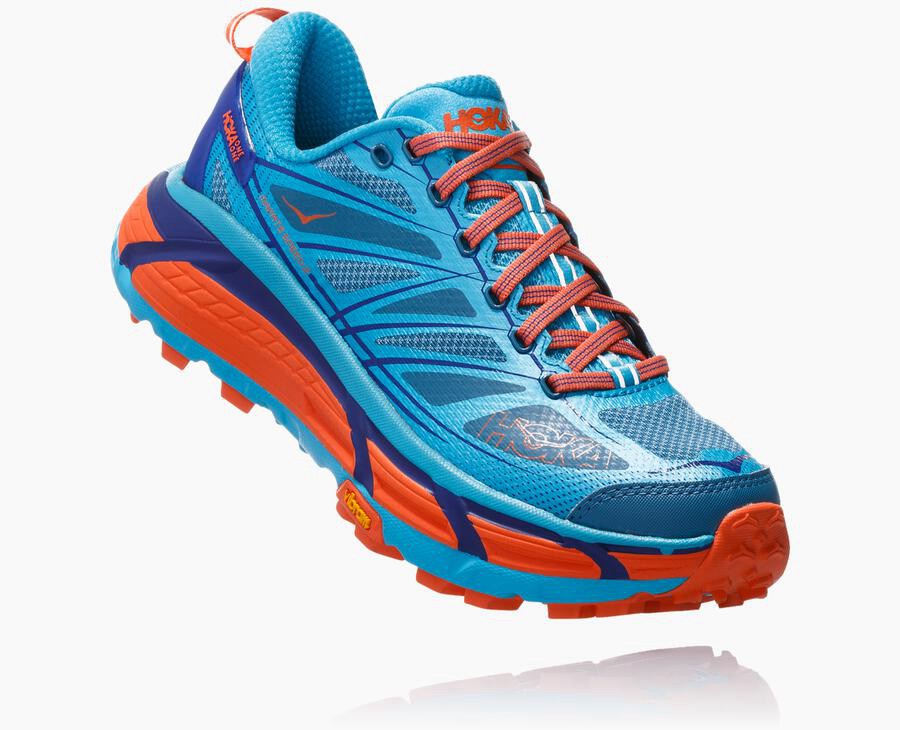 Chaussure Trail Hoka One One Mafate Speed 2 Femme - Bleu - LXE-035974